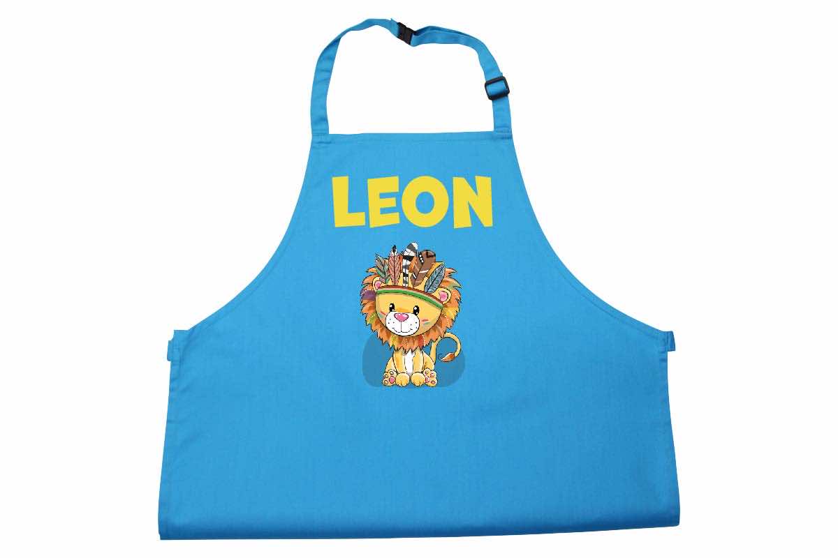Children&#39;s apron lion