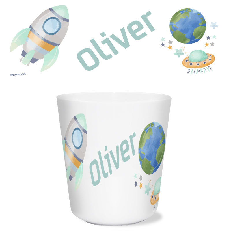 Space drinking cup