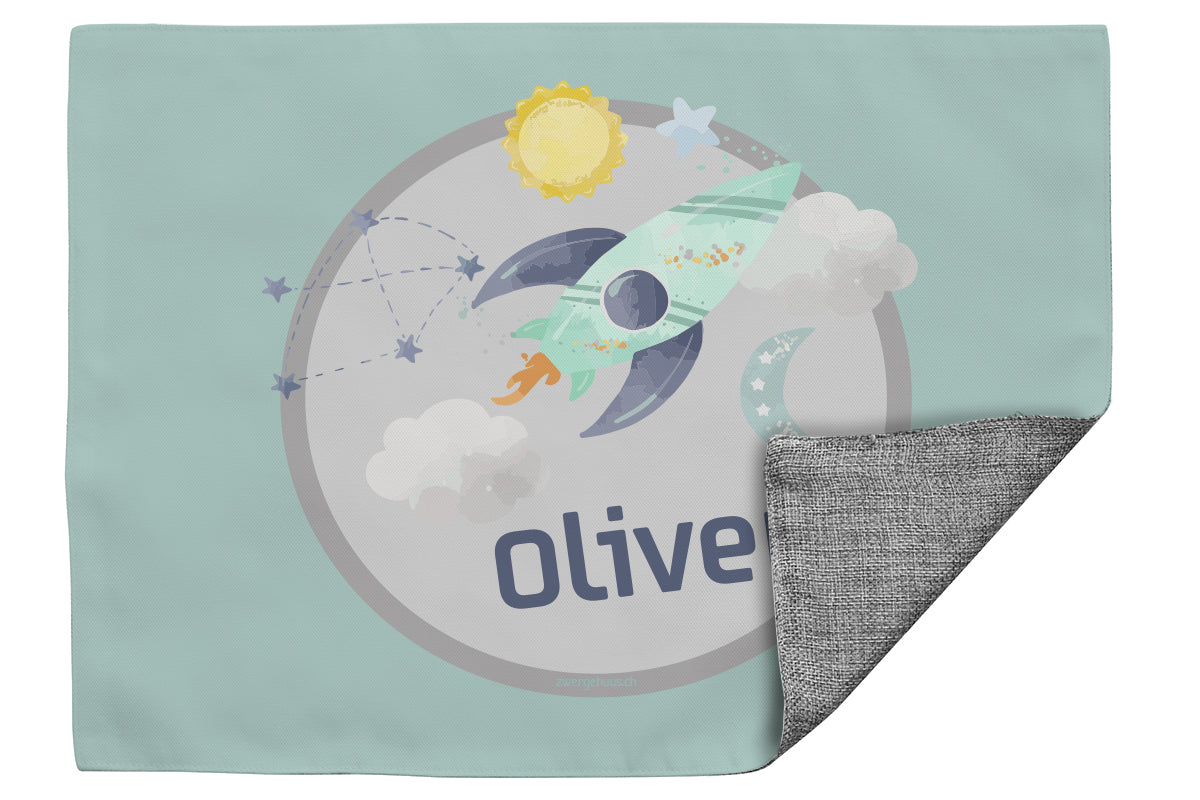 Fabric placemat Space