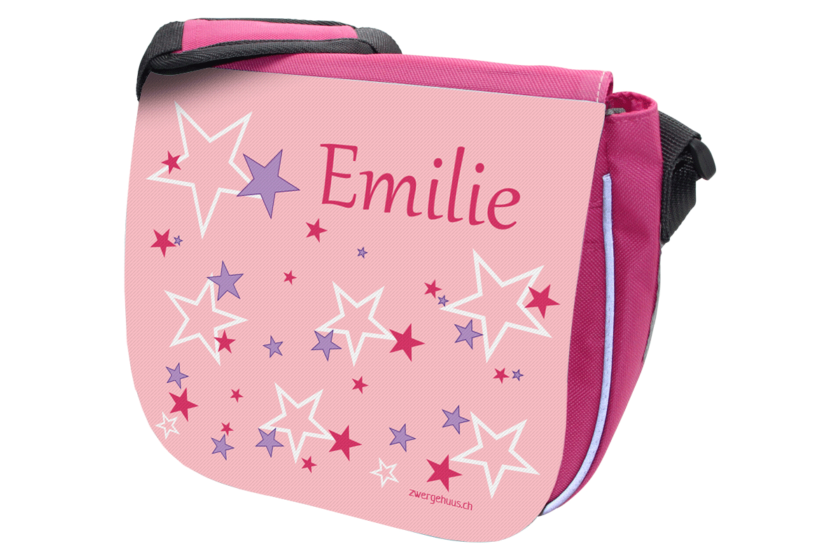 Kindergarten bag star pink