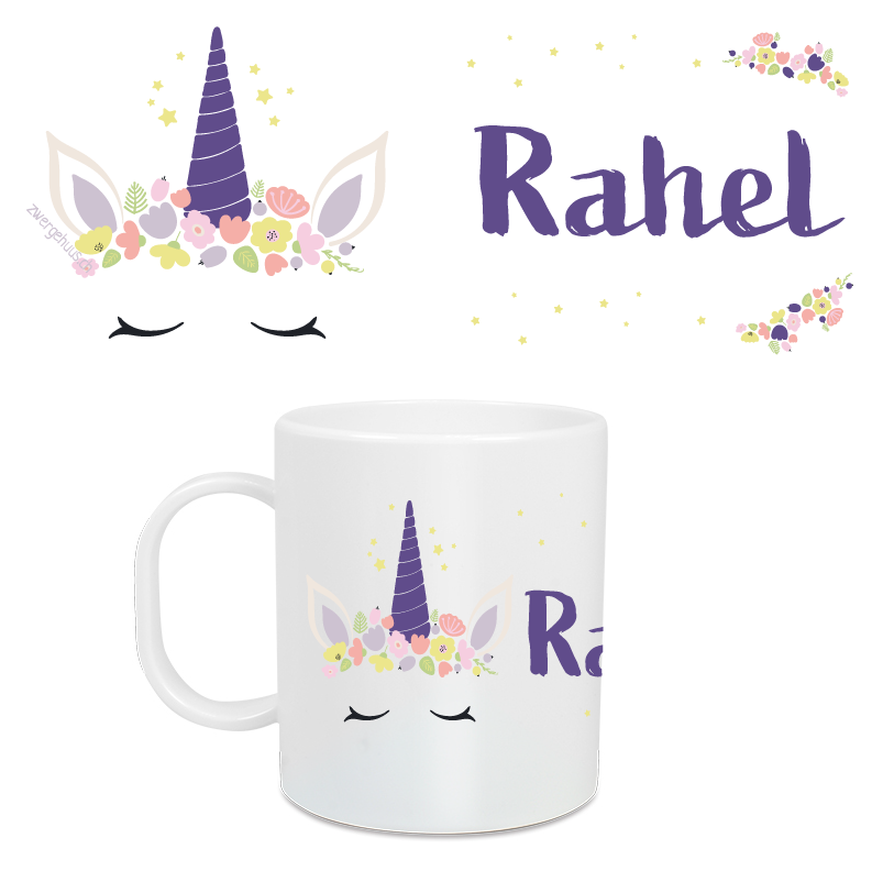 Tasse enfant grande licorne endormie