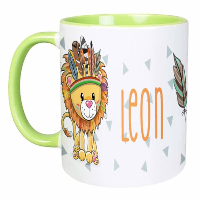 Mug with name lion