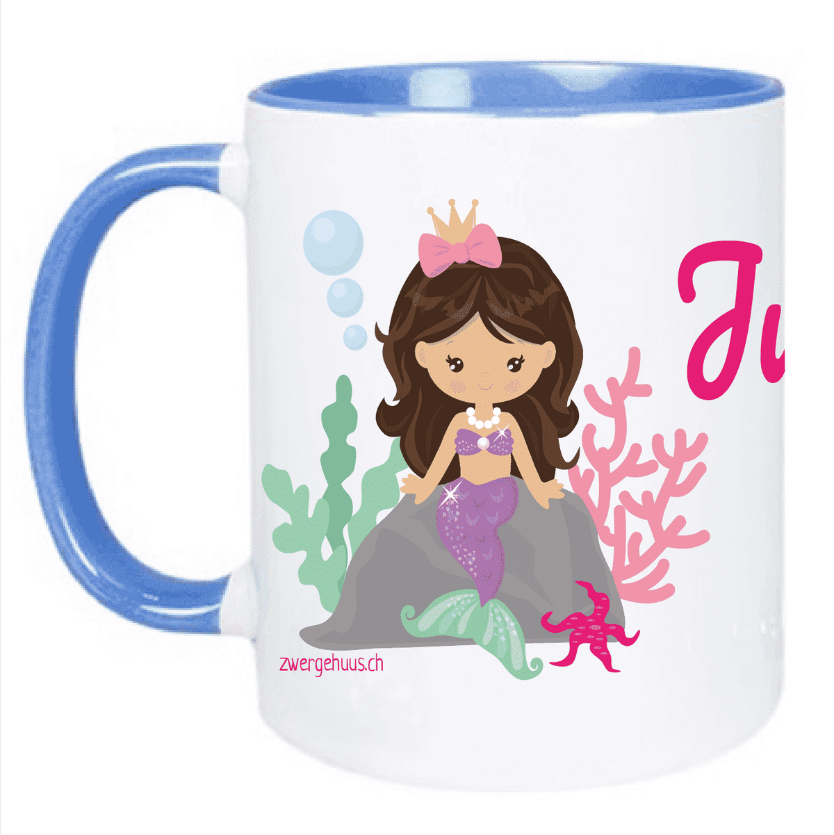 Mug with mermaid name
