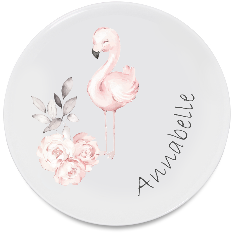 Assiette plate Flamingo