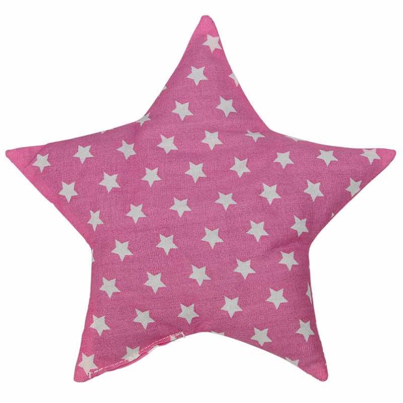 Grape seed cushion stars pink