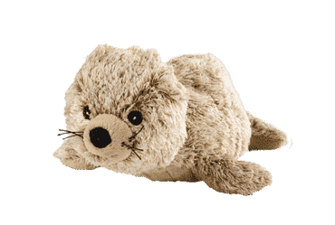 Warming stuffed animal Mini seal beige