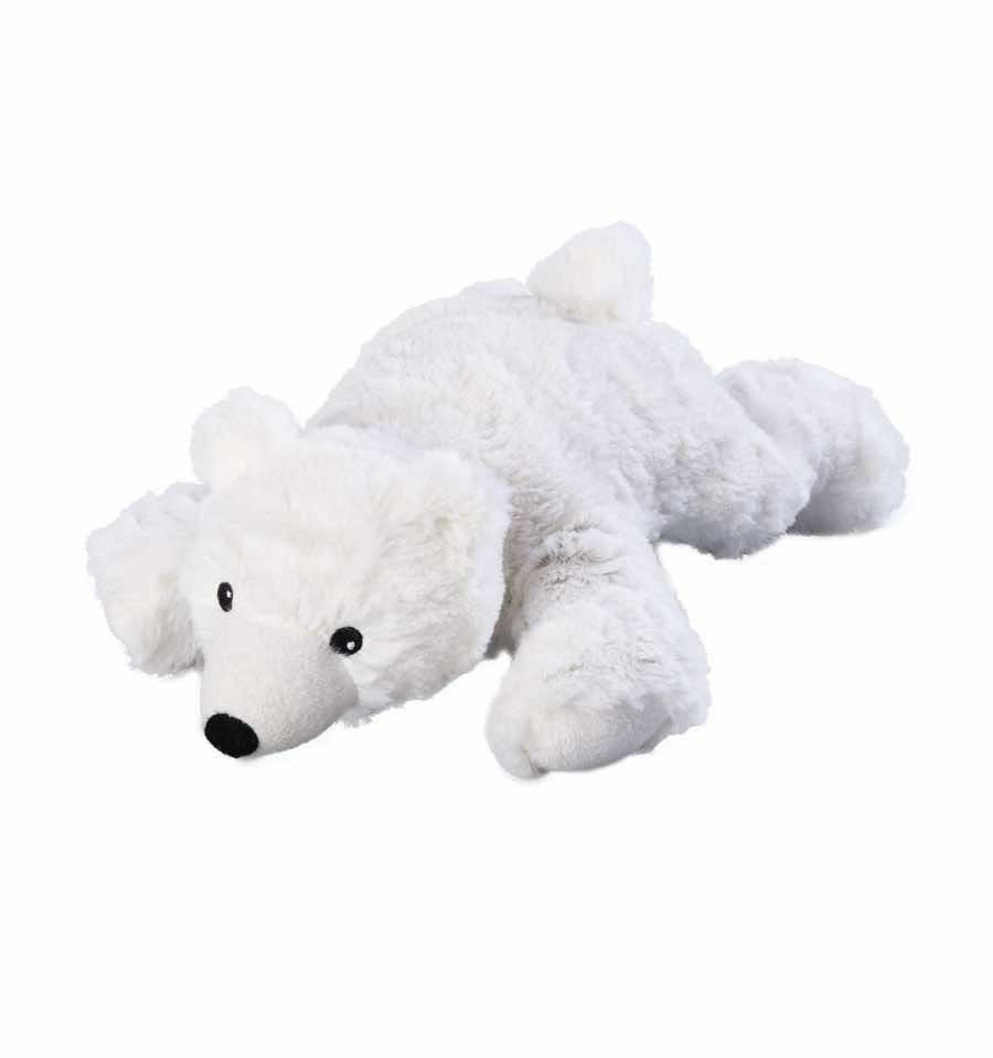 Warming stuffed animal polar bear