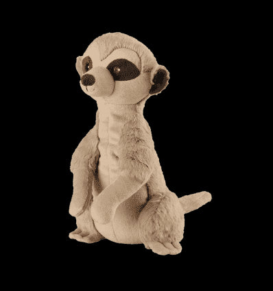 Warming stuffed animal meerkat