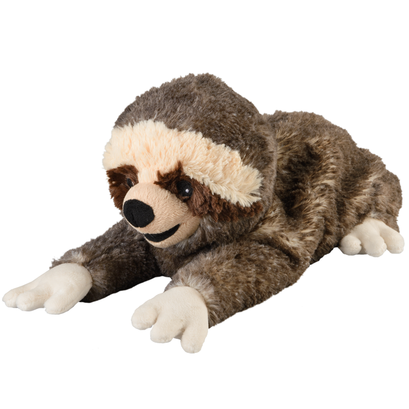 Thermal stuffed animal sloth