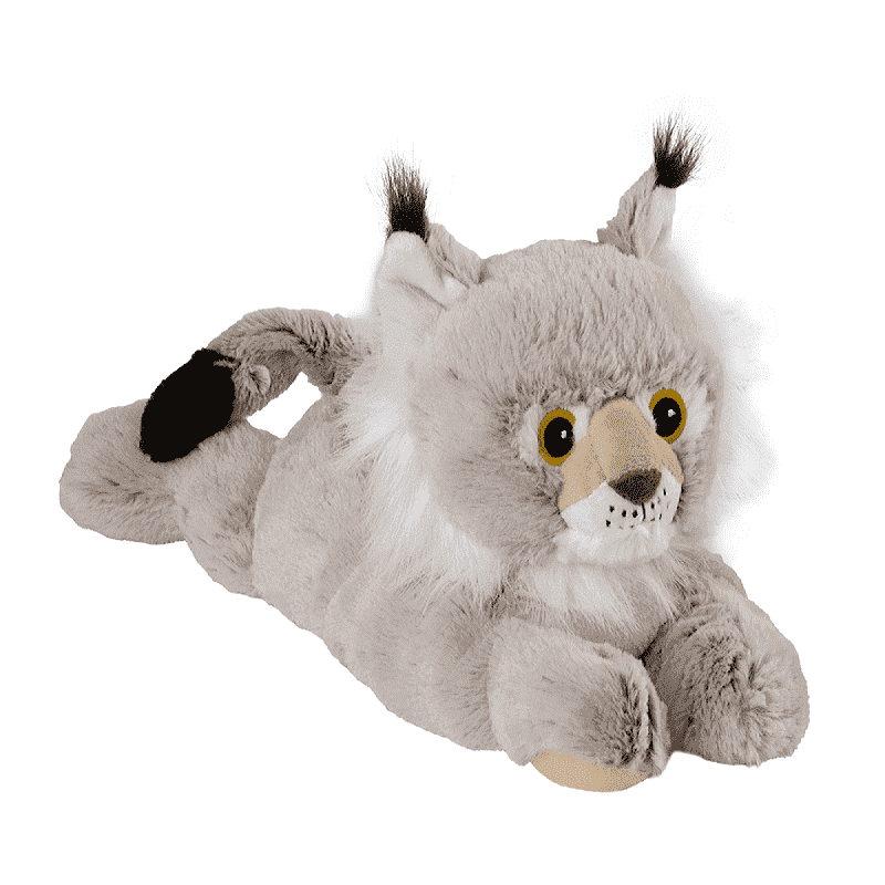Warming stuffed animal lynx