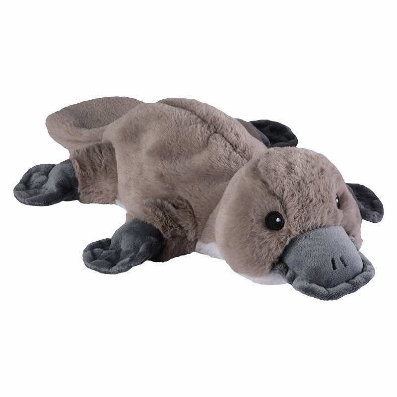 Warming stuffed animal platypus