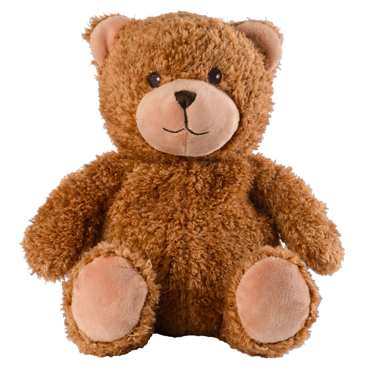 Warming stuffed animal bear brown