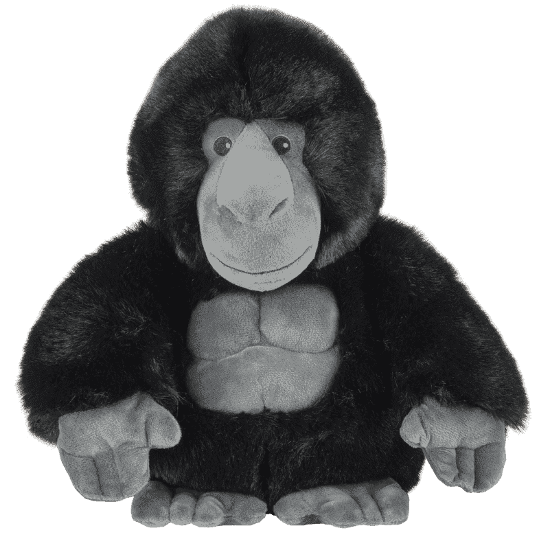 Warming stuffed animal gorilla