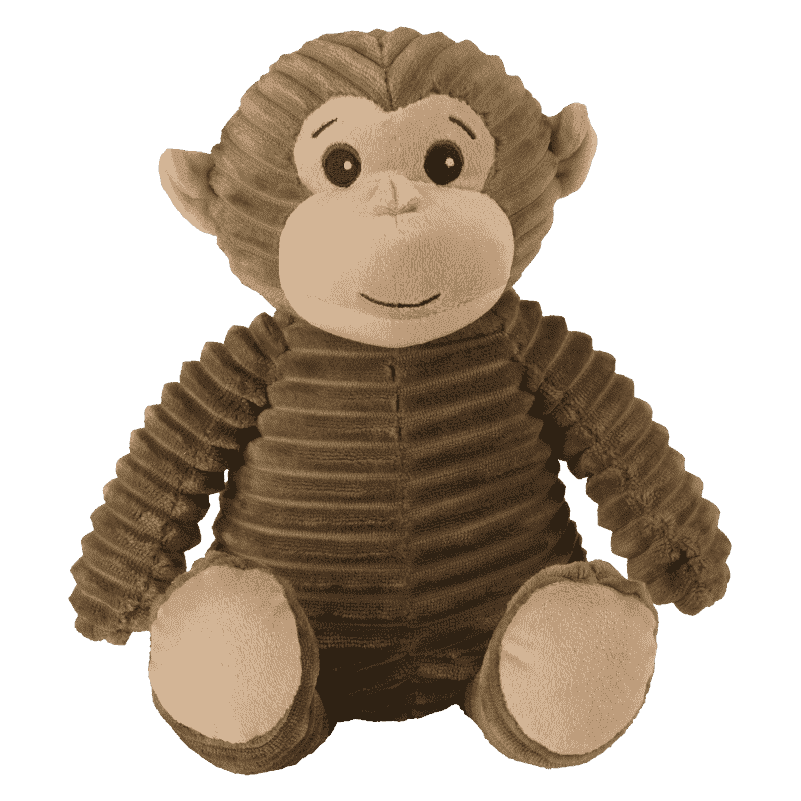 Chimpanzé en peluche chauffante